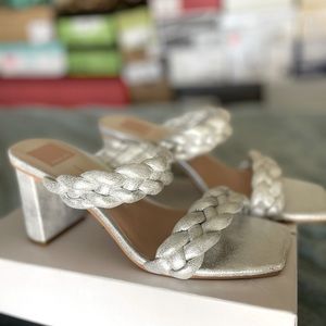 Dolce Vita Paily silver heels